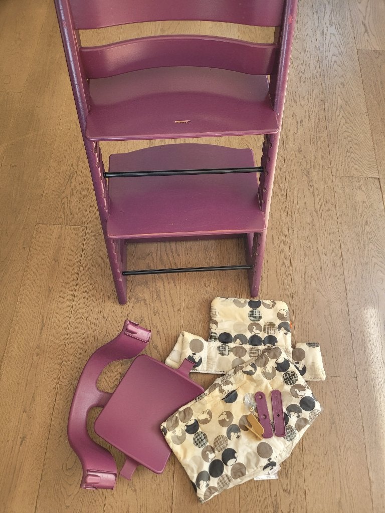 Originele Stokke Tripp Trapp kinderstoel, Enlèvement, Utilisé, Chaise évolutive