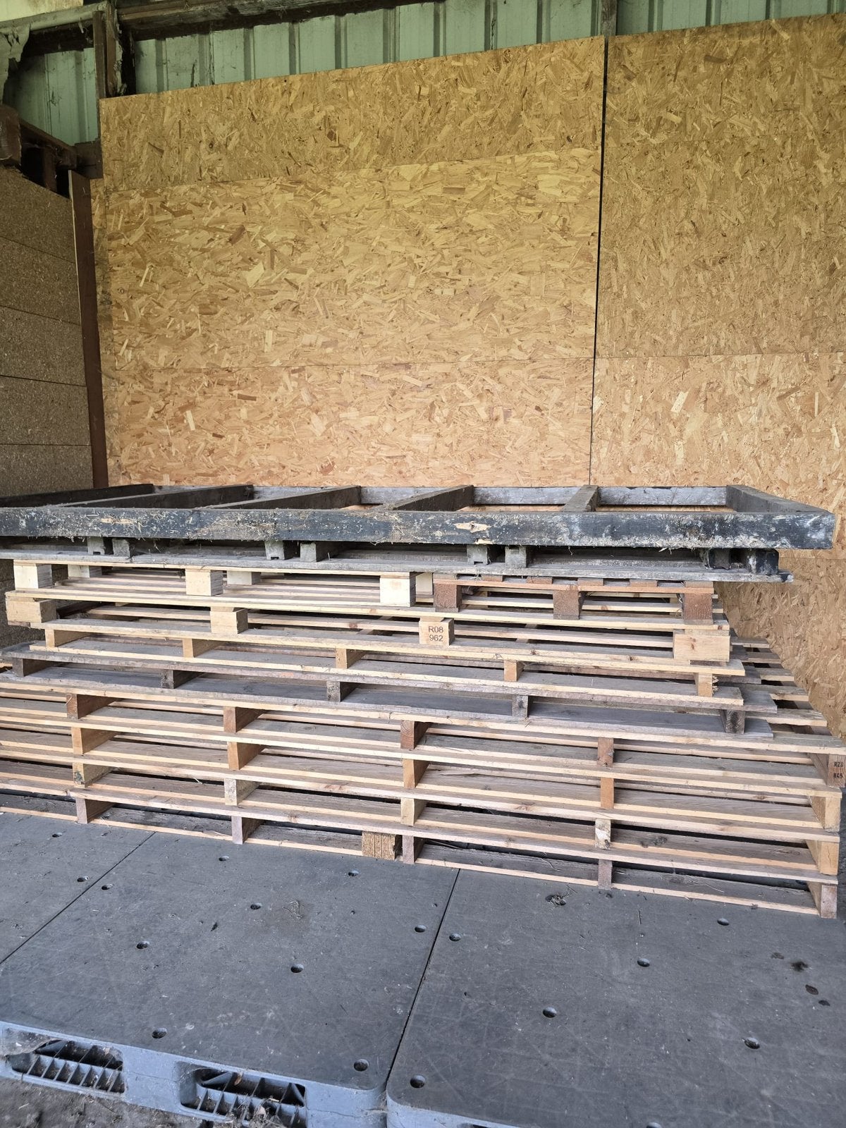 Gratis houten paletten, Ophalen, Gebruikt