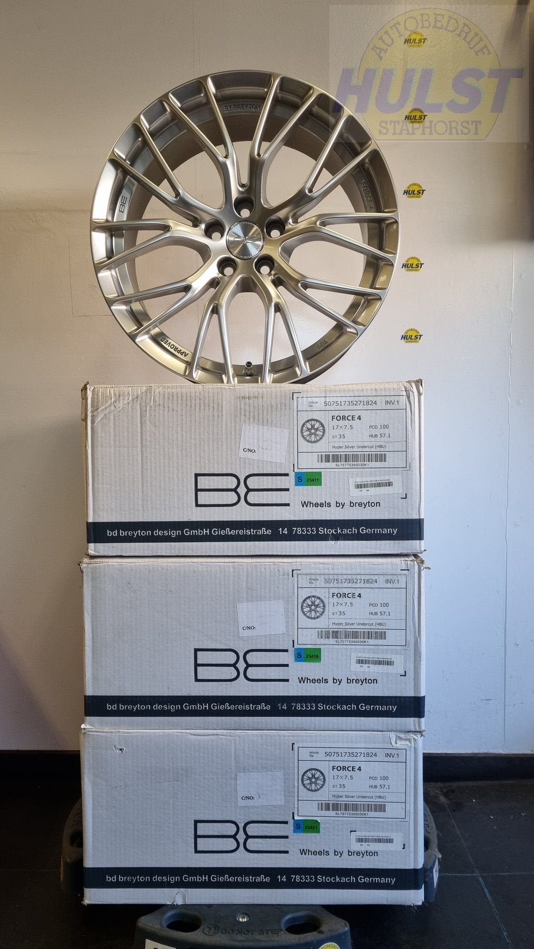 Set nieuwe BE Wheels velgen 17 inch, Auto-onderdelen, Banden en Velgen, Velg(en), 17 inch, Personenwagen, Nieuw, Ophalen