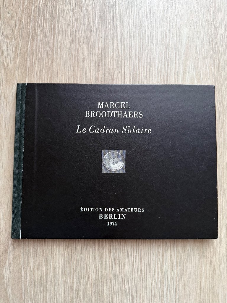 Marcel Broodthaers - Le Cadran S(c)olaire, Ophalen of Verzenden, Zo goed als nieuw, Marcel broodthaers, Schilder- en Tekenkunst