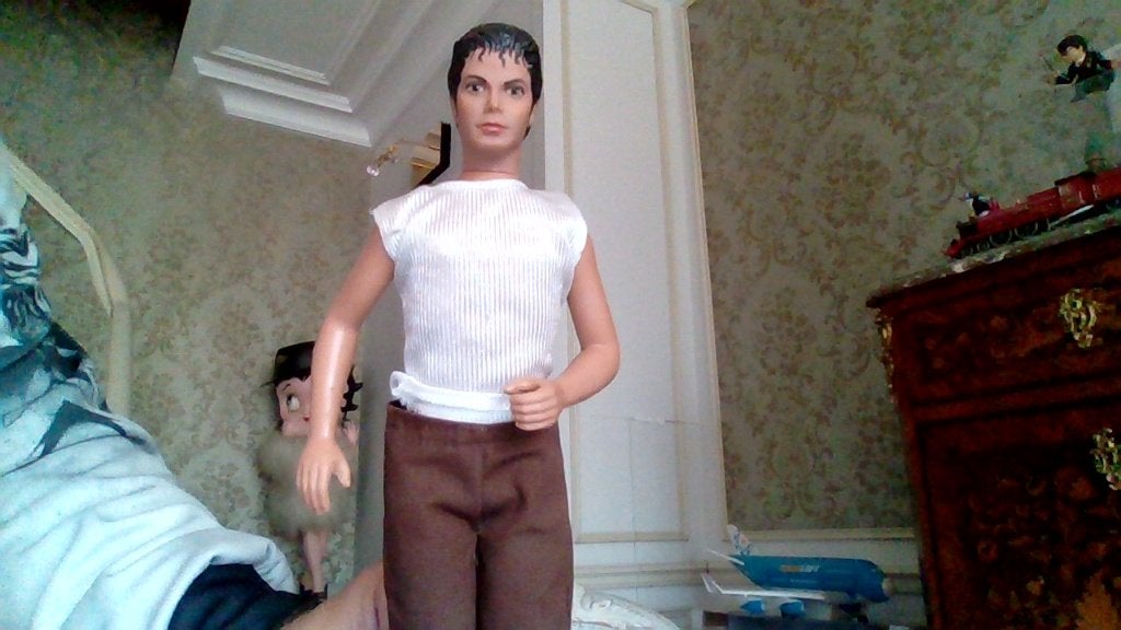 Ancienne poupée de michael jackson de 1984, Antiek en Kunst, Ophalen