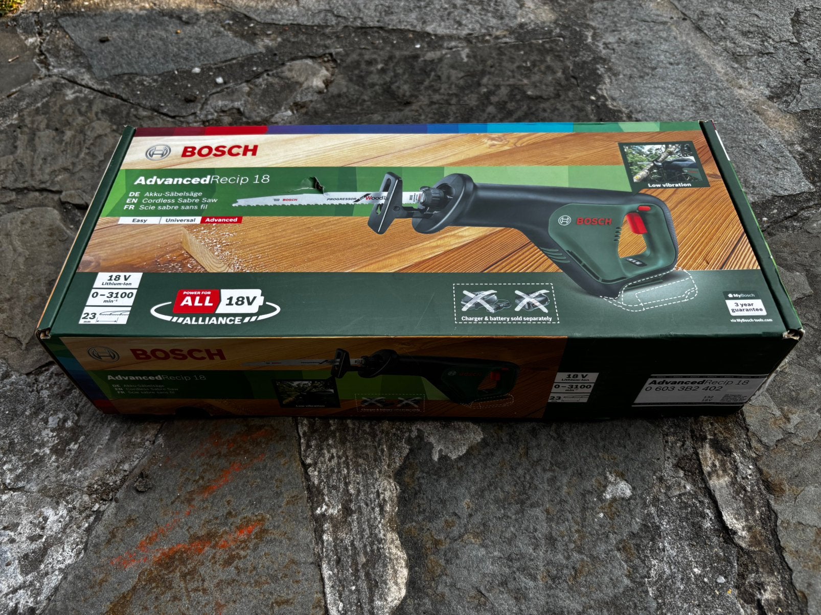 Scie sabre sans fil bosch 18v + batterie et chargeur, Bricolage & Construction, Enlèvement, Comme neuf, Scie sabre