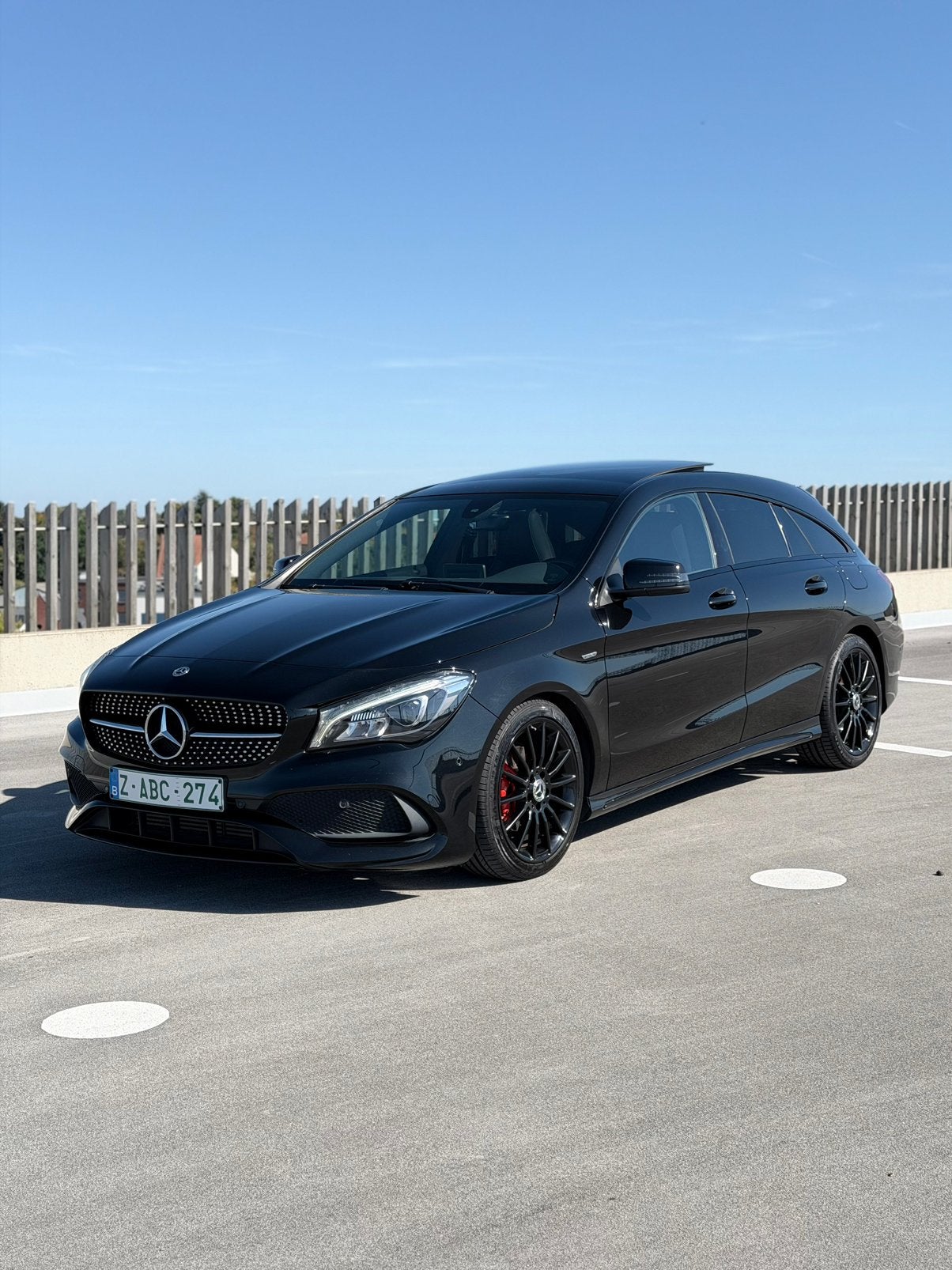 Mercedes cla shooting brake amg line, Auto's, 4 cilinders, Zwart, Bedrijf, Break