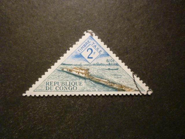 Congo (Brazzaville) 1961 Mi P 6(o) Gestempeld/Oblitéré, Verzenden