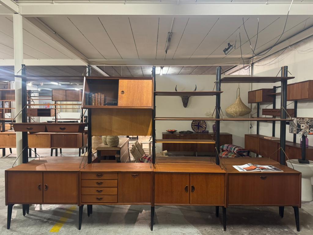 Louis van Teeffelen voor WeBe vintage modulair wandsysteem, Enlèvement ou Envoi