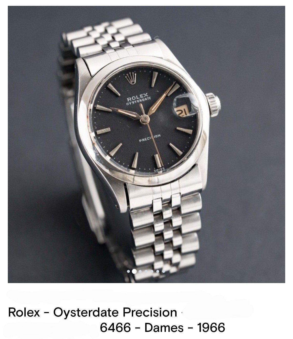 rolex 1966 perfecte staat getest by rolex Knokke, Ophalen of Verzenden, Rolex