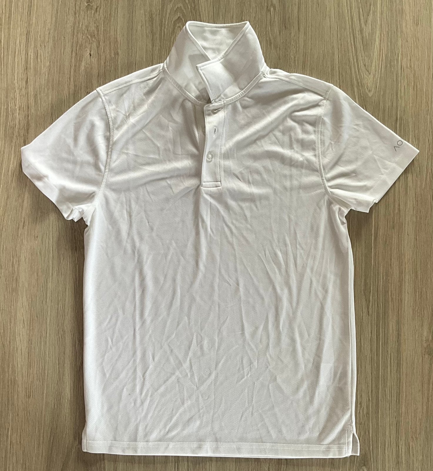 AONE witte sportpolo Quick Dry – maat S, Kleding | Dames, Wit, Overige typen, Ophalen of Verzenden, Zo goed als nieuw
