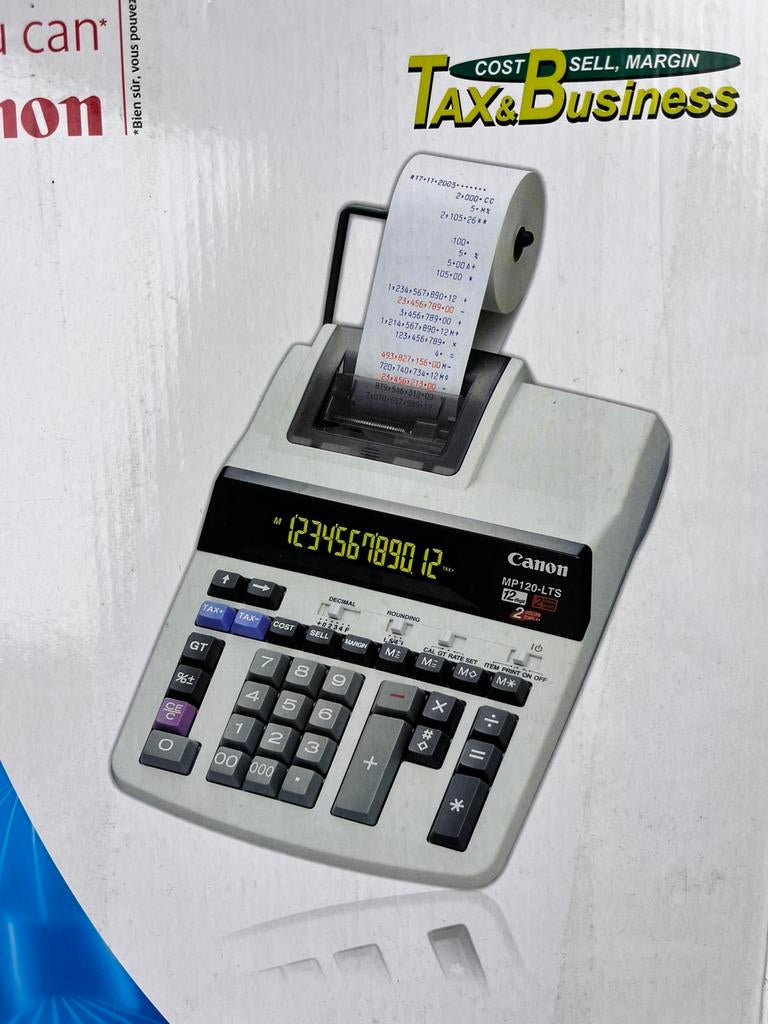 Calculatrice professionnelle Canon MP120-LTS - imprimante, Divers, Neuf, Enlèvement ou Envoi, ., .