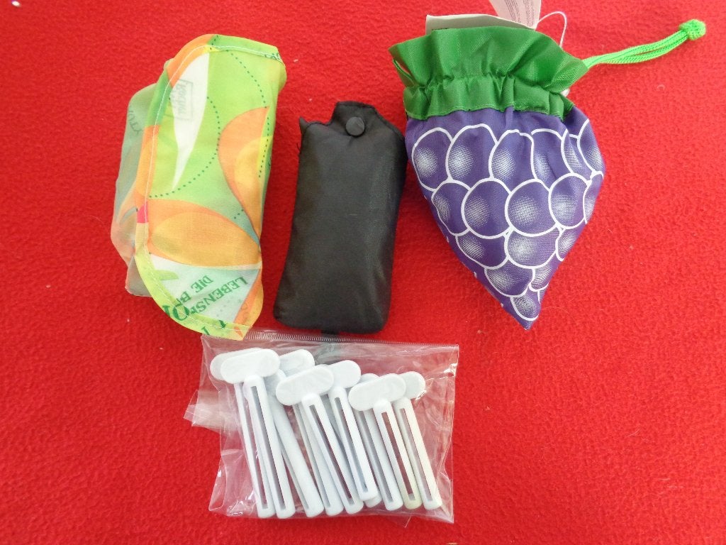 Petit sac pliable publicitaire X 3 pièces + Presse Tube Neuf, Envoi, Neuf, Autres types