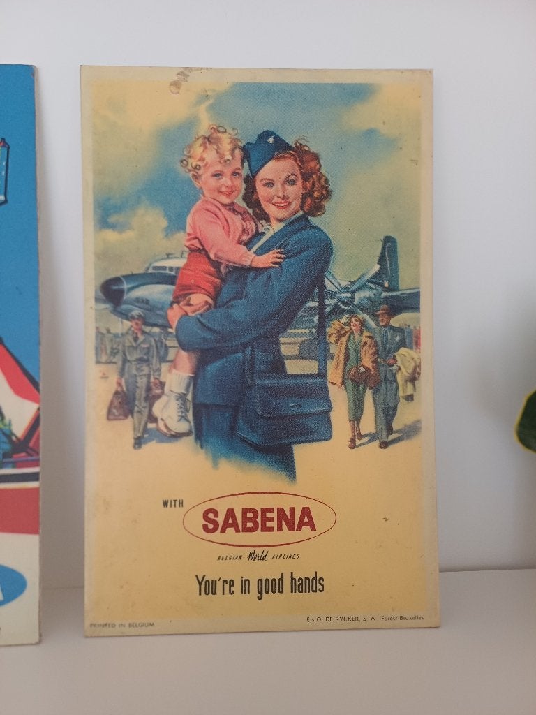 Sabena reclame, Verzamelen, Ophalen