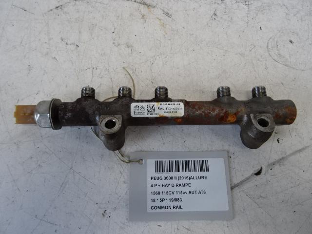 RAMPE D'INJECTION 3008 II (M4 / MC / MJ / MR) (9824940080), Utilisé, Peugeot