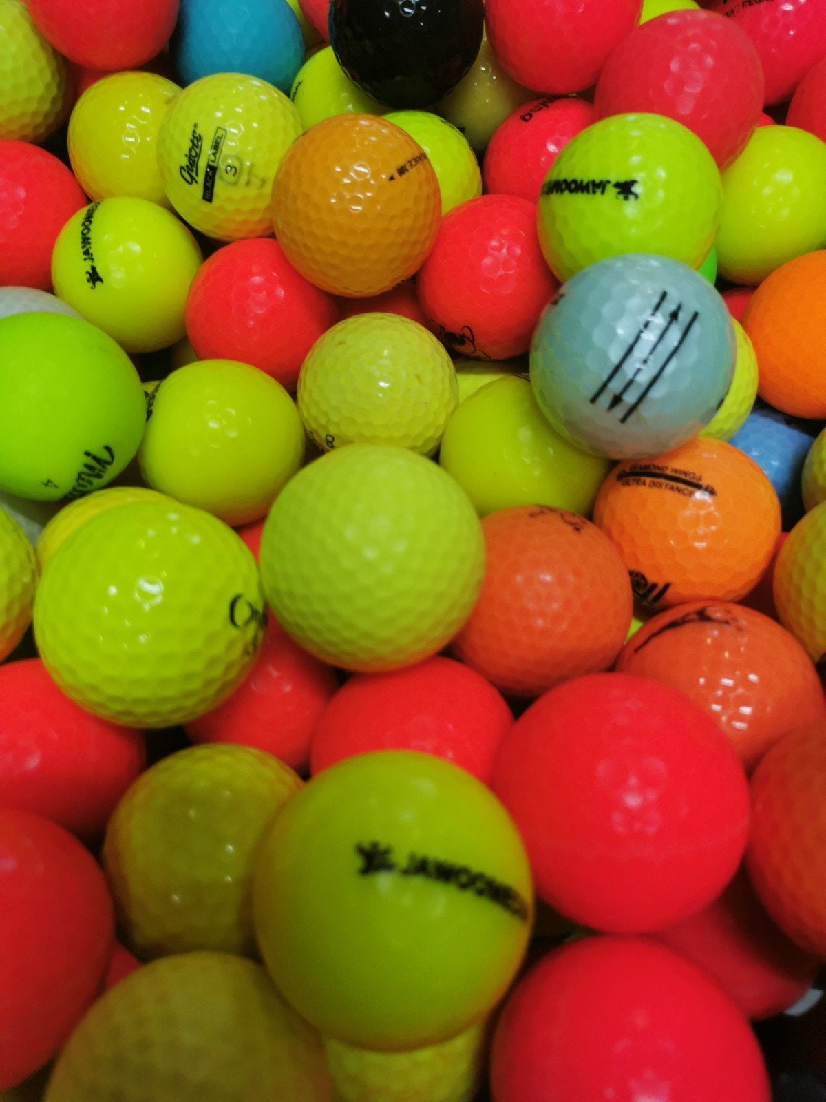 Gekleurde golfballen mix 100 stuks, Sport en Fitness, Ophalen of Verzenden