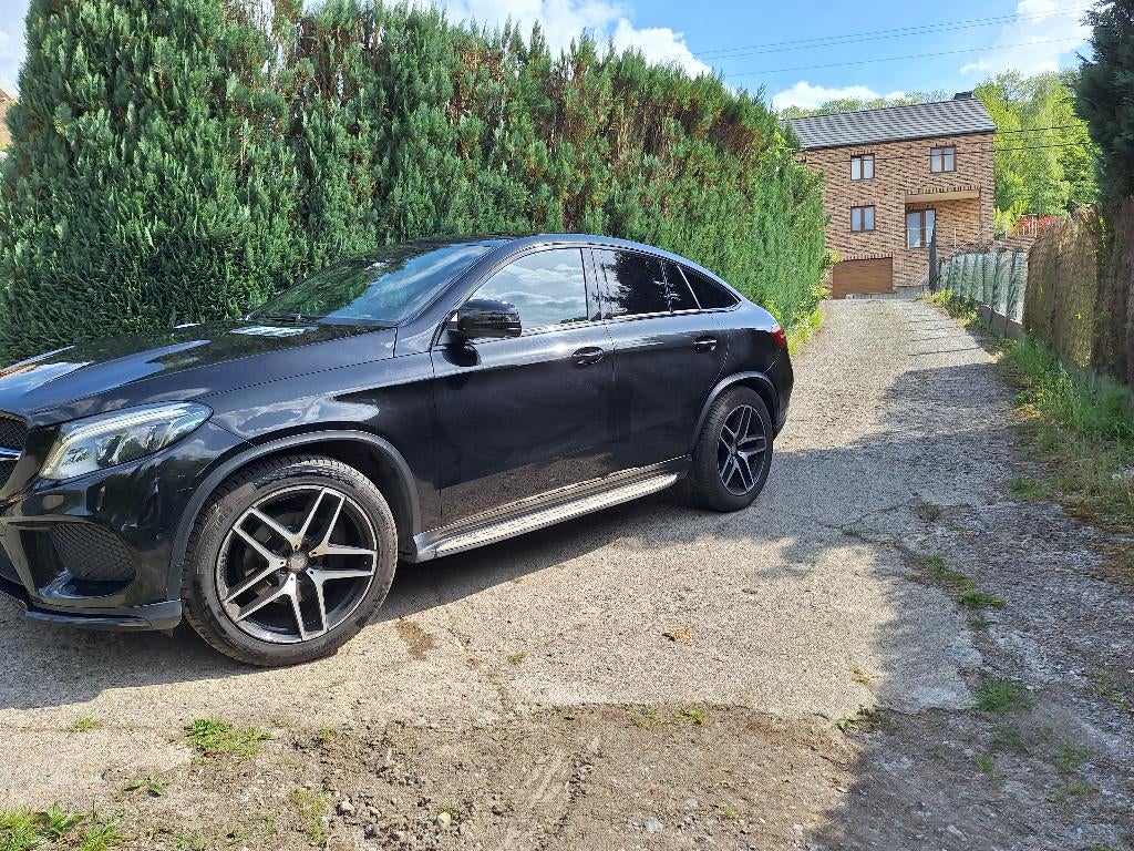 Mercedes GLE 350 Coupé AMG-pakket, Auto's, Automaat, Bi-Xenon koplampen, Zwart, Leder