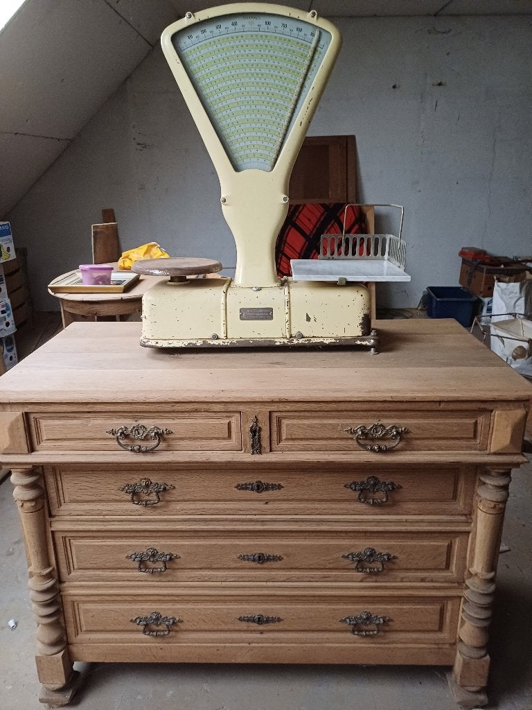 OUDE EIKEN COMMODEKAST, Ophalen, Gebruikt, 100 tot 150 cm, Eikenhout