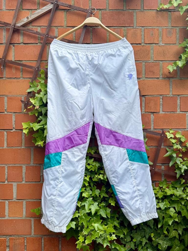 Vintage ProAce track pants in old school style, Ophalen of Verzenden, Zo goed als nieuw, Maat 52/54 (L), Wit