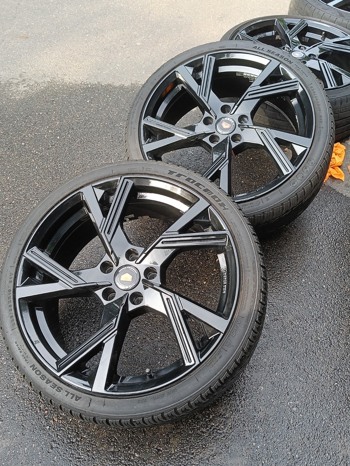 Vossen RS 5 19 inch 5x112, Auto-onderdelen, Gebruikt, All Season, Band(en), Personenwagen