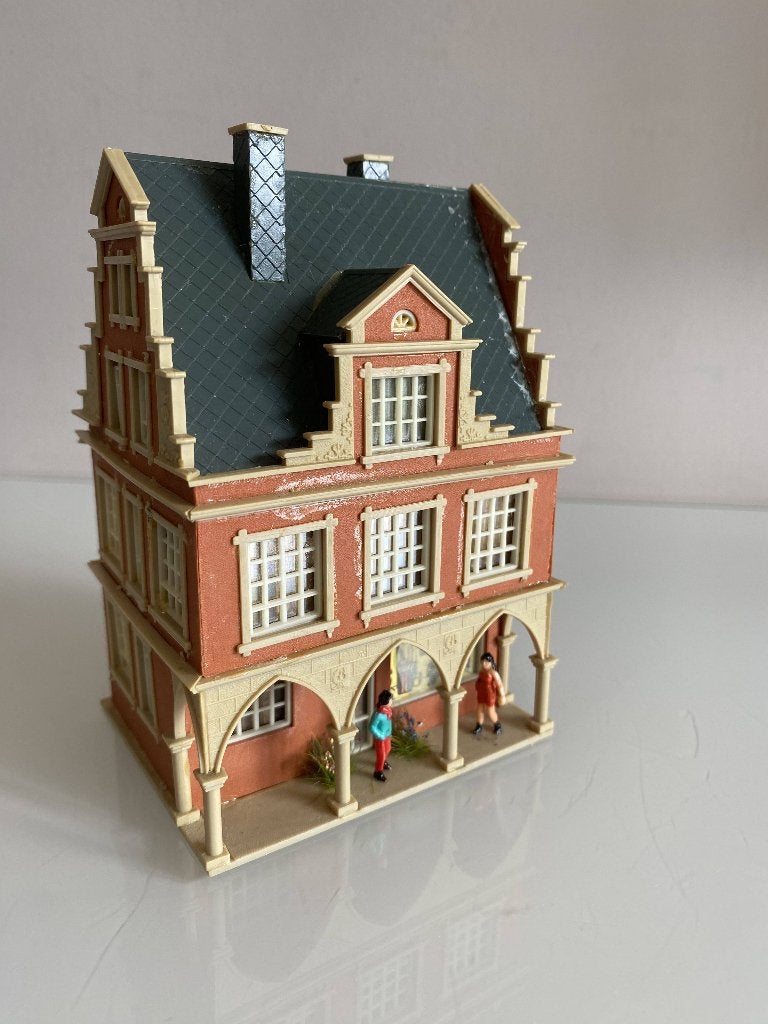 HO Vollmer 3742 bibliotheek (820), Overige merken, Gebruikt, Gelijkstroom of Wisselstroom, Brug, Tunnel of Gebouw