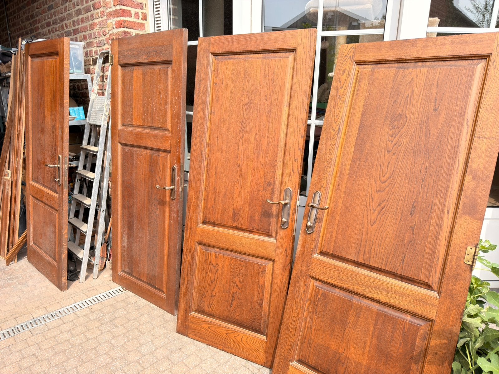 Massief eiken deuren 75€/st, Ophalen, Gebruikt