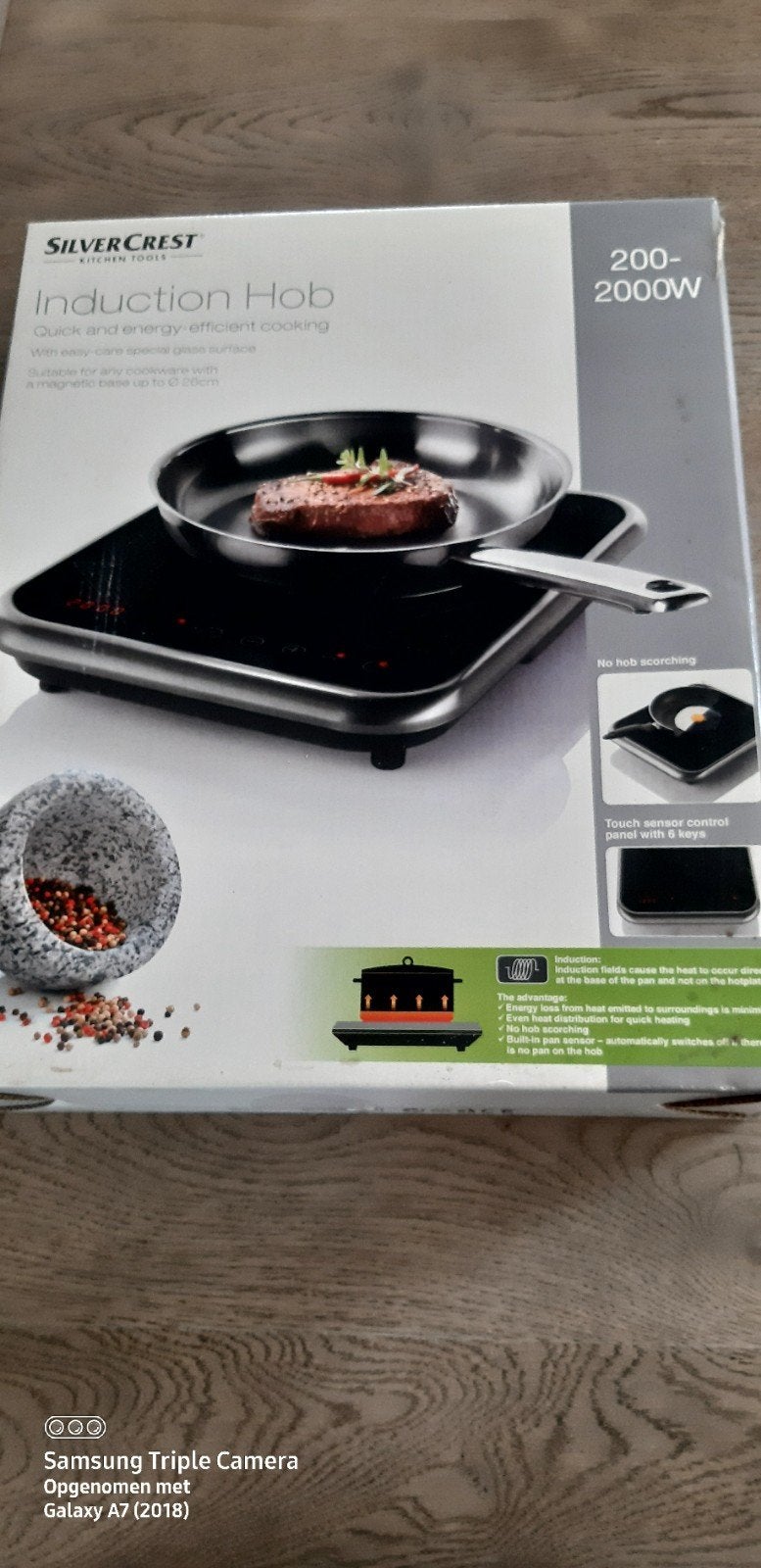 Cuisinière à induction, Electroménager, Enlèvement ou Envoi, Neuf, Autoportant, Induction