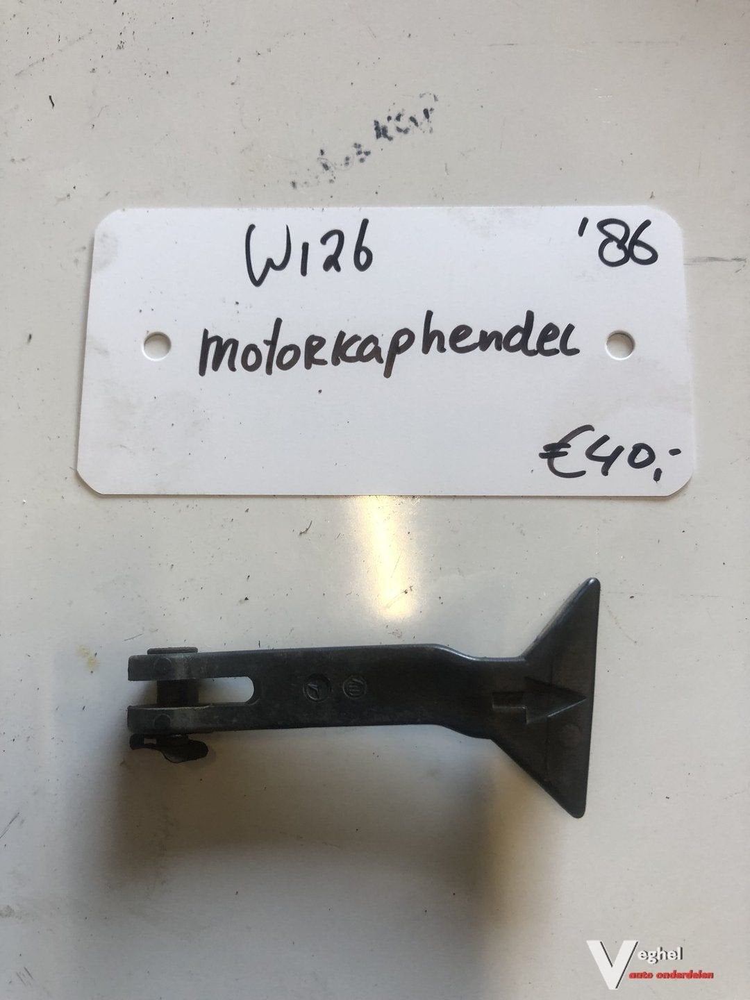 Mercedes w126  1986 motorkaphendel, Gebruikt, -, -, Ophalen of Verzenden