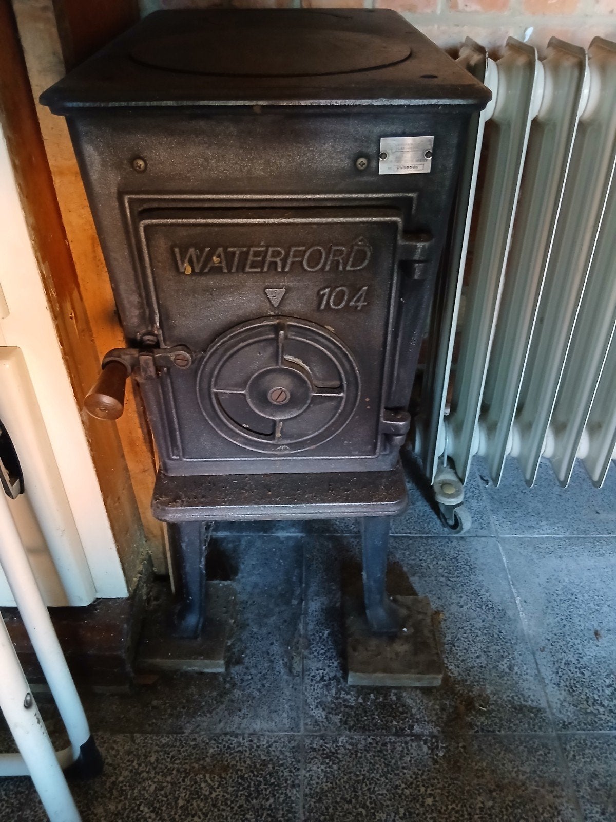 Gietijzeren houtkachel, Ophalen, Houtkachel