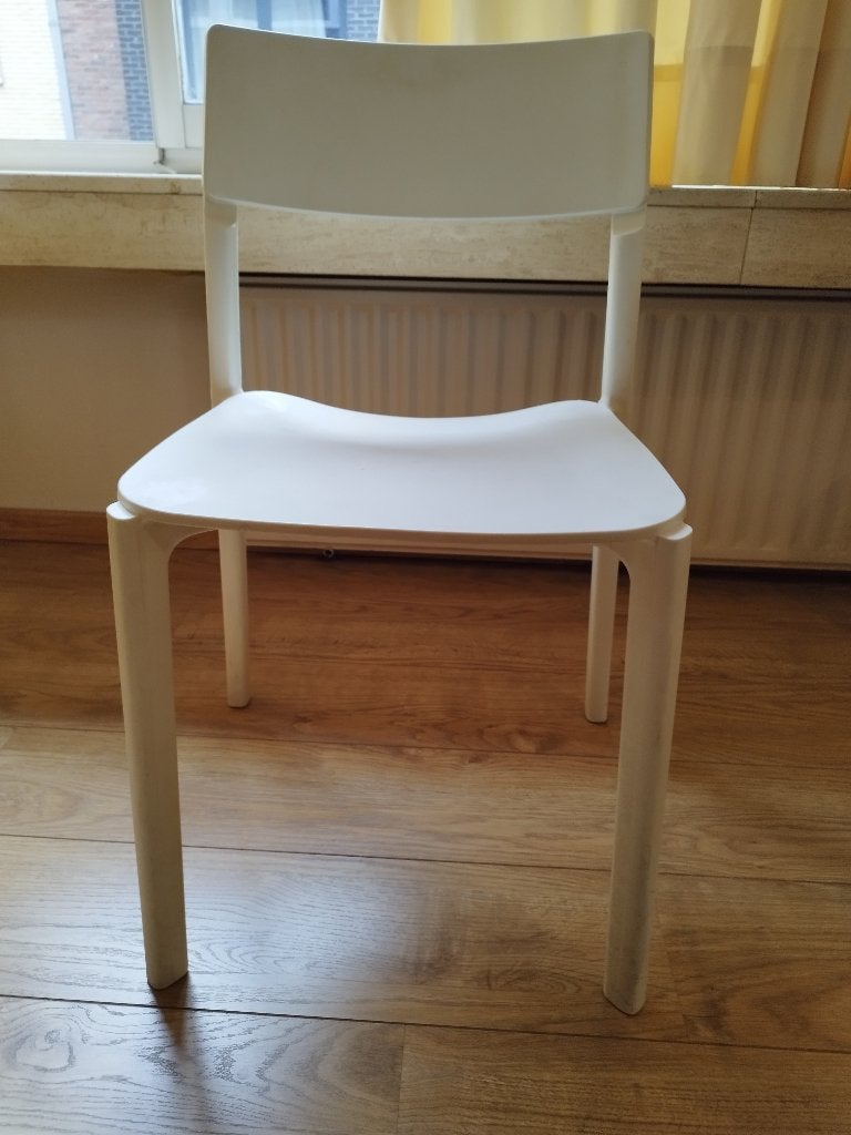 stoelen, Huis en Inrichting, Ophalen, Kunststof, Wit, Zo goed als nieuw