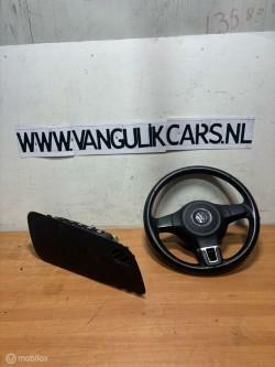 Airbag stuur origineel Volkswagen Polo 6R ('09-'14), Autos : Pièces & Accessoires, Commande, Volkswagen, Utilisé, Enlèvement ou Envoi