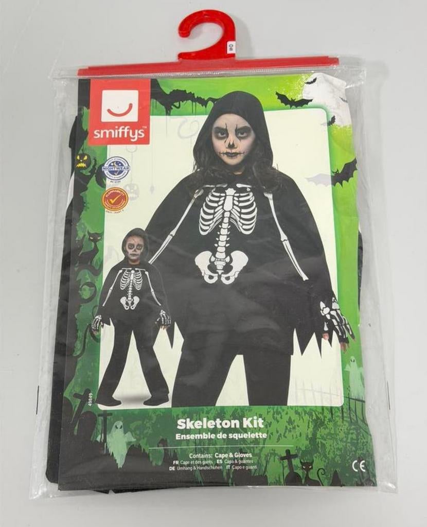 Skeleton Pack enfants, Halloween Carnival, taille unique, Enlèvement ou Envoi, Neuf, Garçon ou Fille