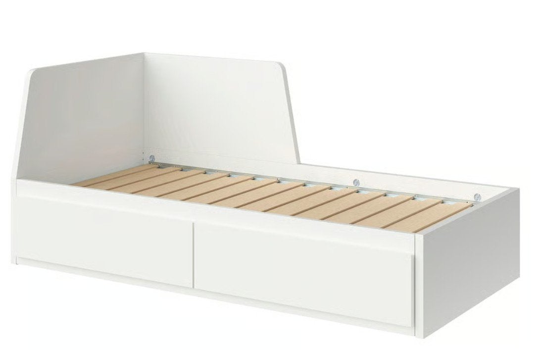Flekke Ikea uittrekbaar eenpersoonsbed, Maison & Meubles, 90 cm, 210 cm, Une personne, Enlèvement