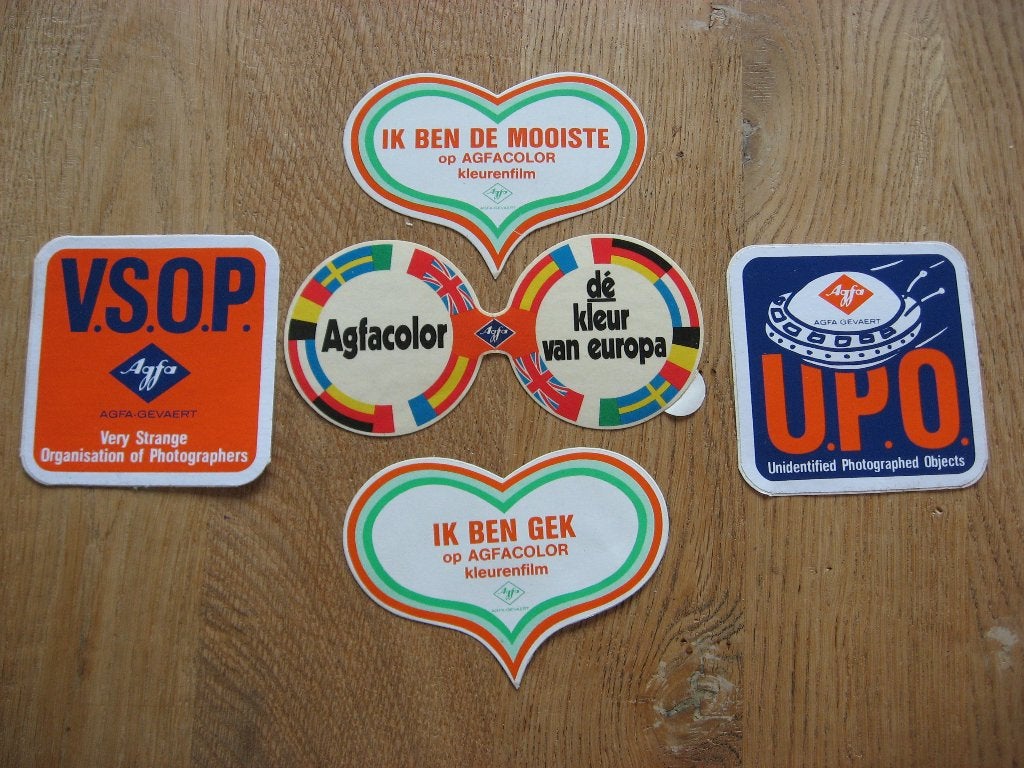 Agfa-Gevaert Stickers, Ophalen of Verzenden, Nieuw, Bedrijf of Vereniging
