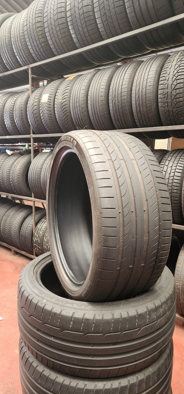 255/35R19 CONTINENTAL TOP QUALITÉ avec montage et équilibrag, Enlèvement