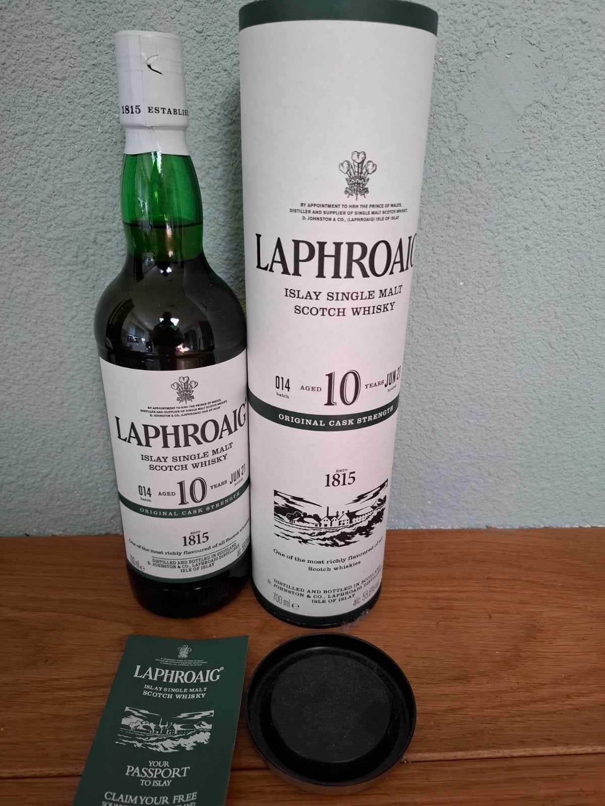 Laphroaig batch 014, Verzamelen, Ophalen