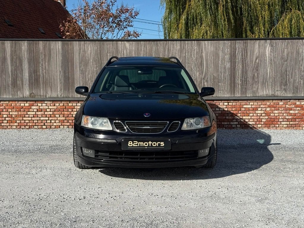 saab 9-3 2.8V6 turbo/2005/toit ouvrant/cuir/PDC/275 CV/autom, Autos, Cuir, Achat, 264 g/km, Entreprise