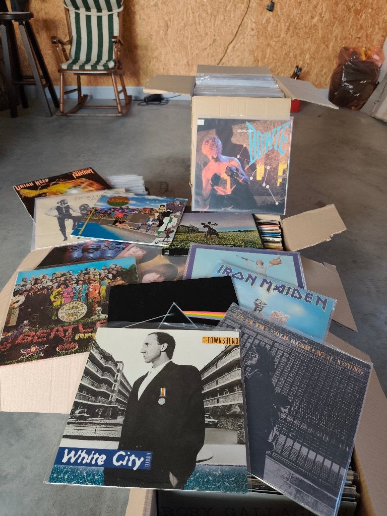 Groot lot van 1700 lp's te koop, Ophalen, Gebruikt, LP