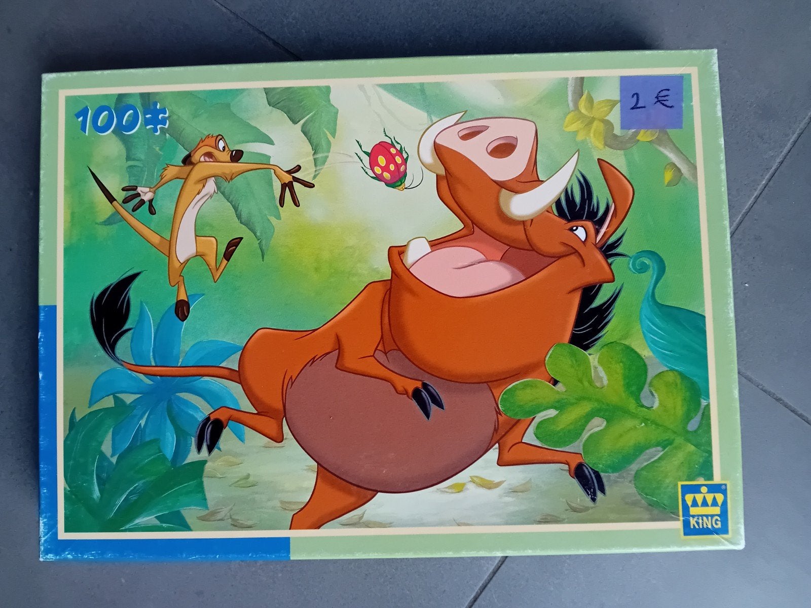 Puzzel Lion King, Ophalen of Verzenden, Meer dan 50 stukjes, Gebruikt