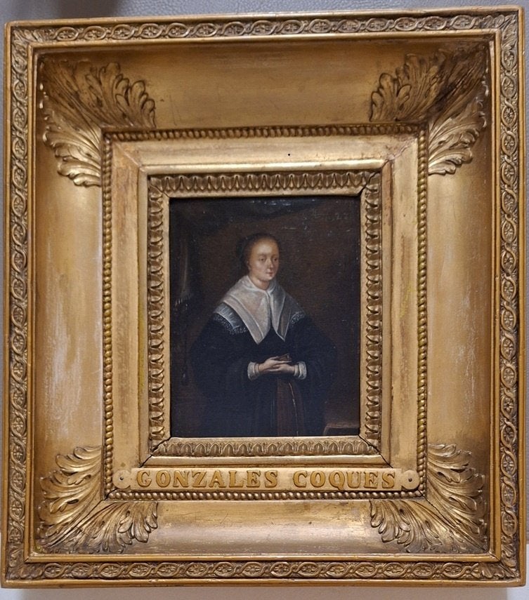 Antwerps 17e eeuws Barok Schilderij Cockx 1642, Antiquités & Art, Portrait ou Personnes, Peinture à l'huile, Panneau, Enlèvement