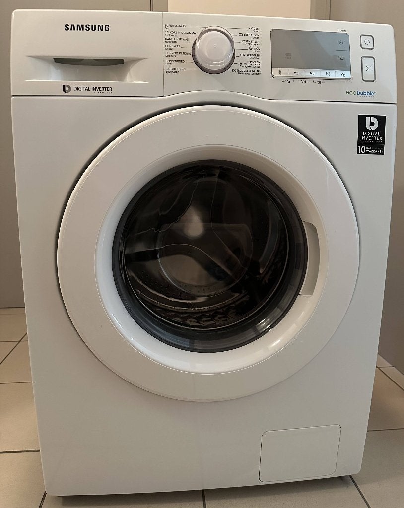 Samsung EcoBubble wasmachine 7 kg - zeer goede staat, Elektronische apparatuur, Wasmachines, Ophalen, Gebruikt, Voorlader, Kort programma