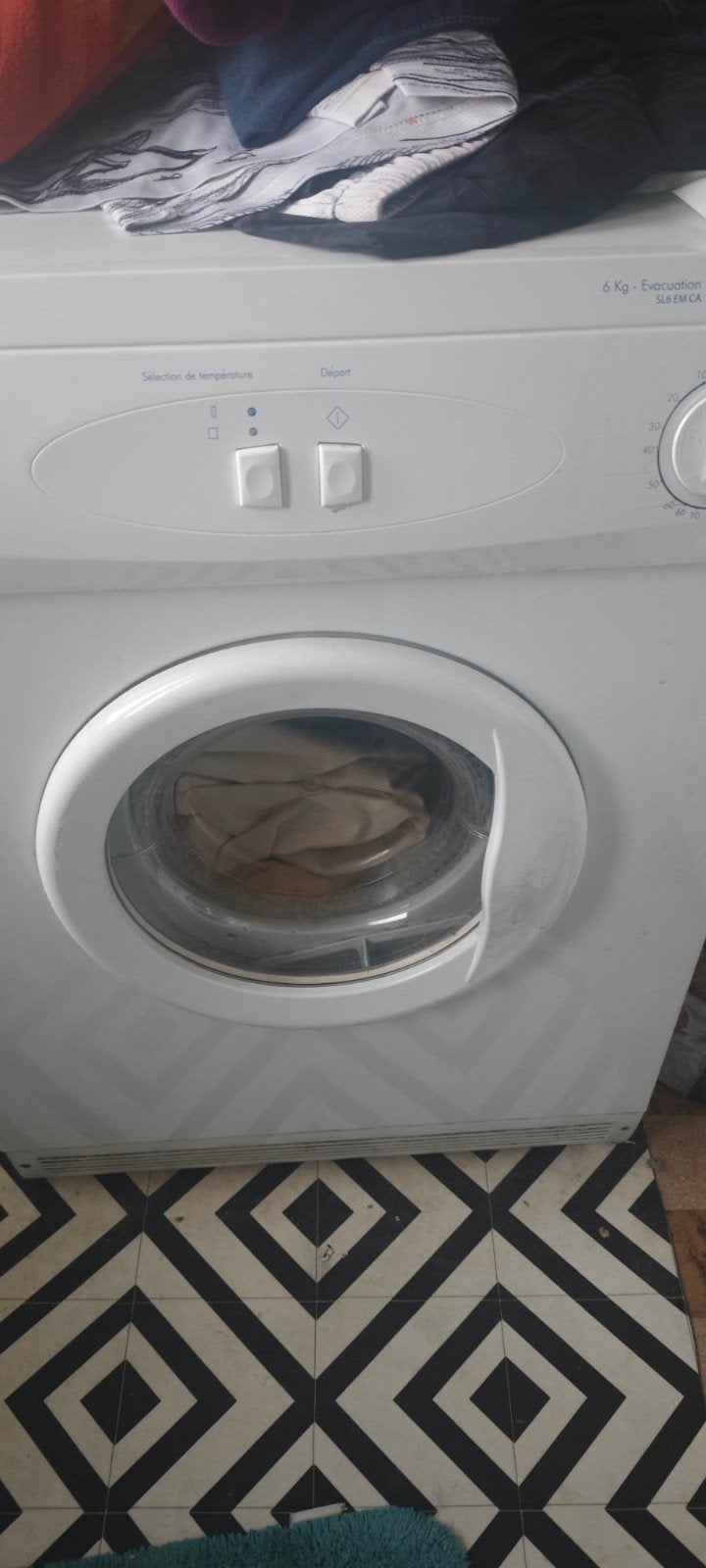 vends sèche linge, 6 tot 8 kg, Ophalen, Gebruikt