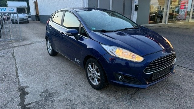 Ford Fiesta ECOBOOST BENZINE AUTOMAAT! KOOPJE!, Auto's, Automaat, Stof, Euro 6, Blauw
