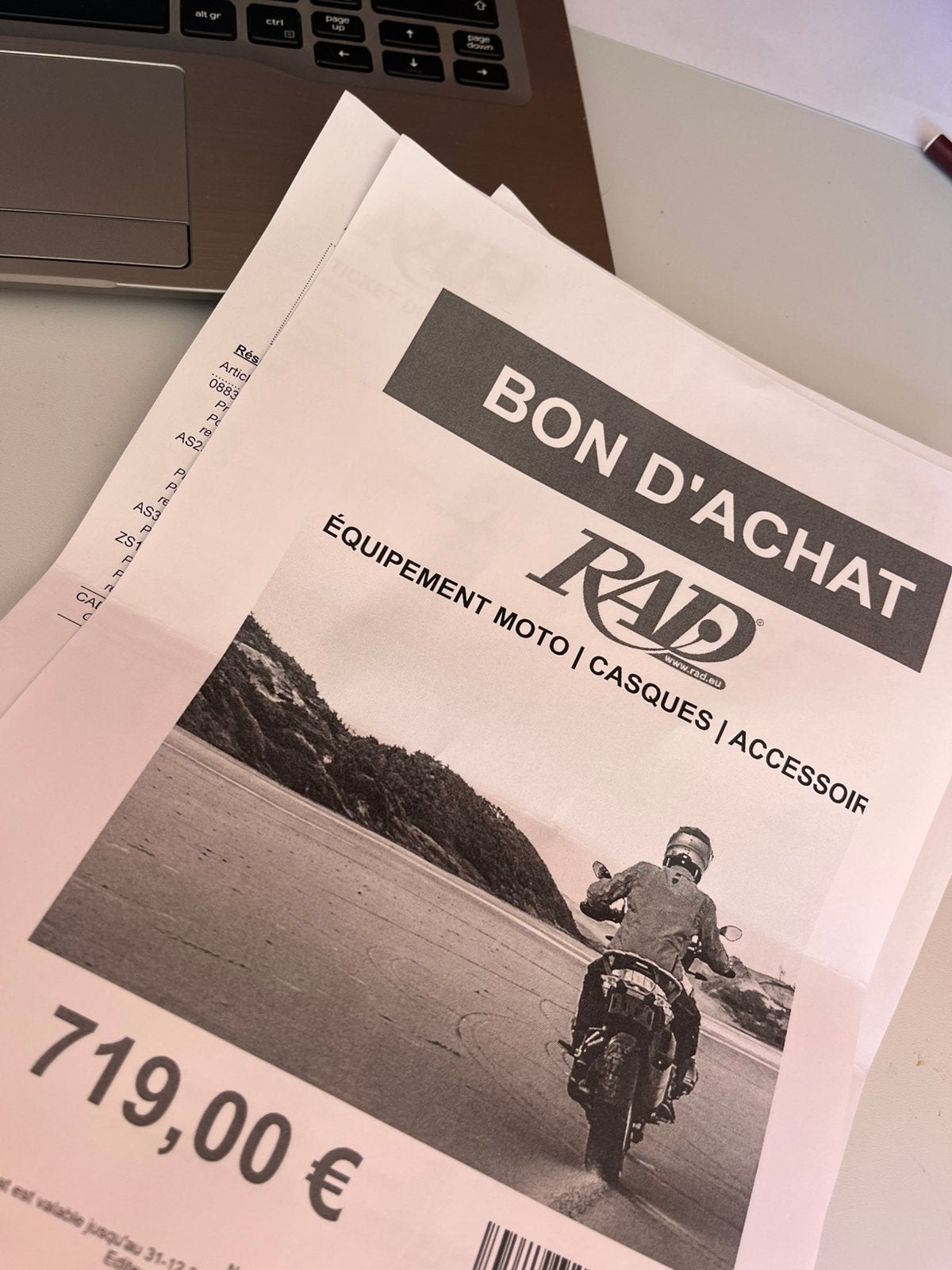 Bon d achat chez ARD, Motos, Enlèvement ou Envoi, Neuf