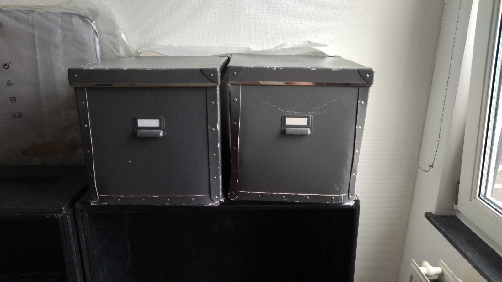 Vierkante bakken voor in ikea KALLAX kast 4 stuks, Huis en Inrichting, Woonaccessoires | Schalen en Manden, Ophalen