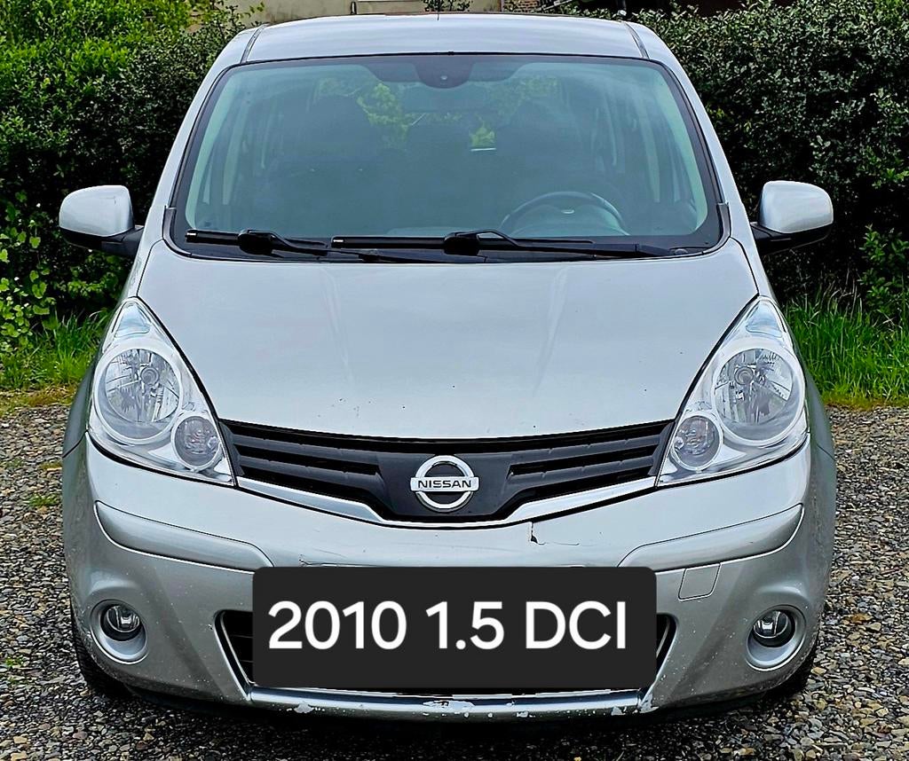 NISSAN NOTE 1.5 DCI UIT 2010 185.000 KM EURO 4, Zwart, Particulier, Euro 4, Zilver of Grijs