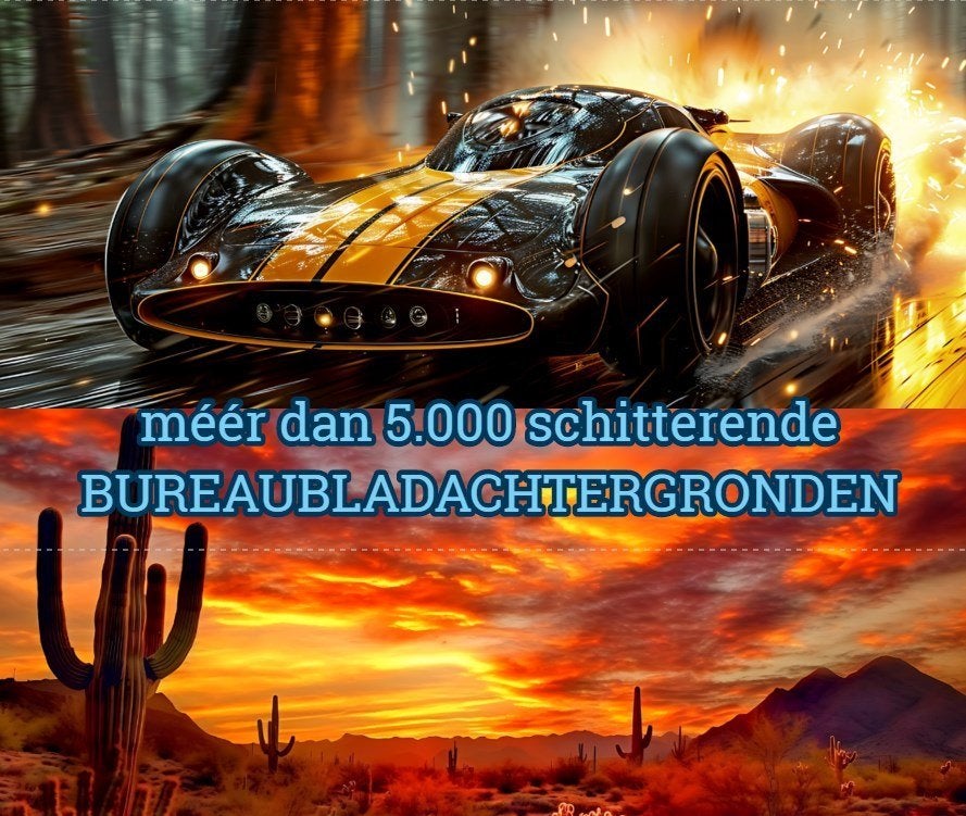 5000+ SCHITTERENDE BUREAUBLADWALLPAPERS, Informatique & Logiciels, Ordinateurs & Logiciels Autre, Enlèvement ou Envoi, Neuf