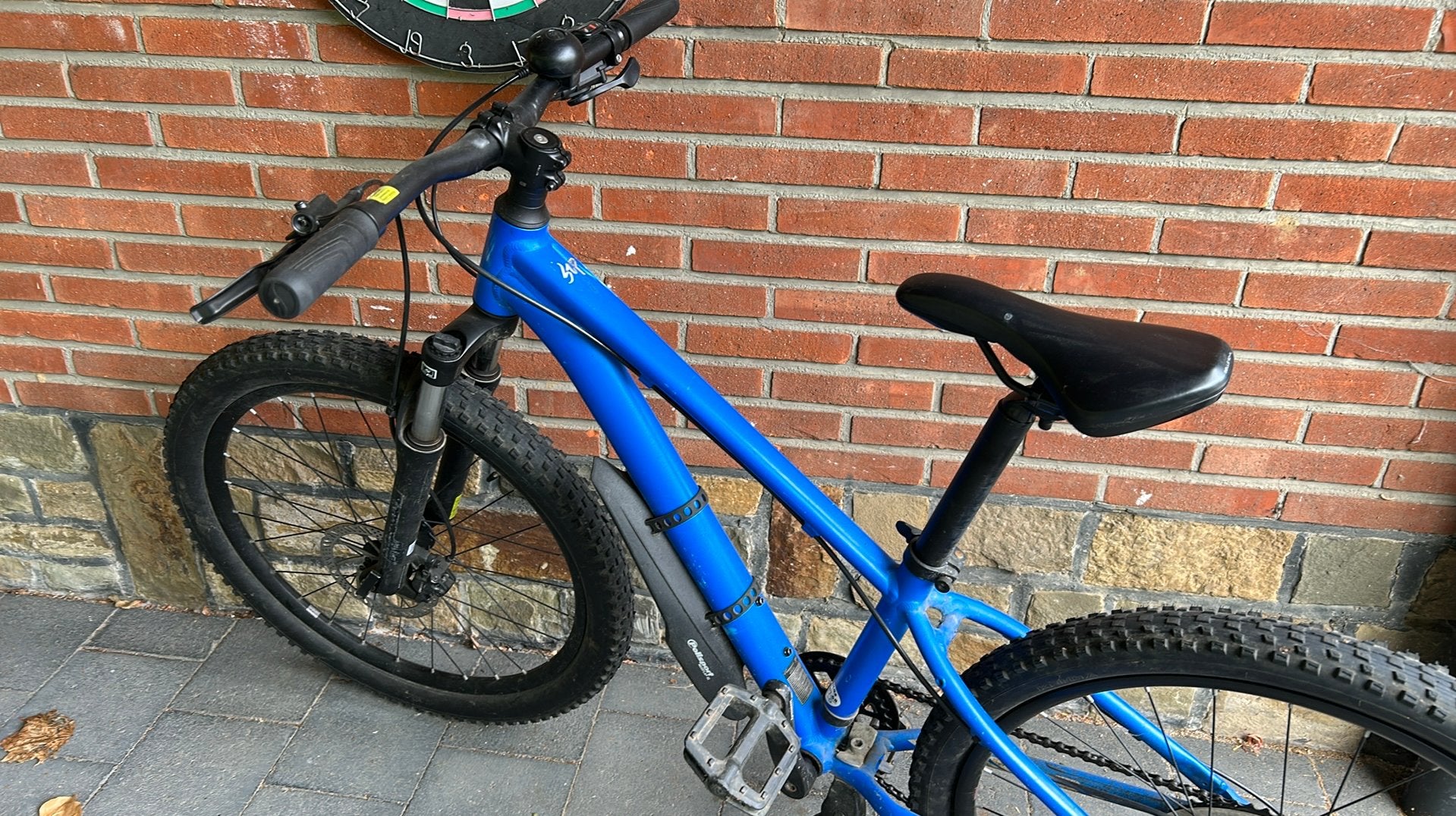 Giant 24 inch azuurblauw, Ophalen, Gebruikt, 24 inch, Handrem