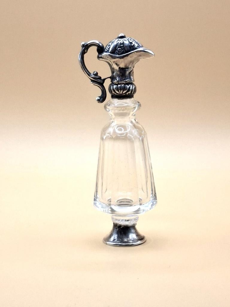 Zeldzaam antiek parfumflesje karaf vorm, Antiek en Kunst, Ophalen of Verzenden