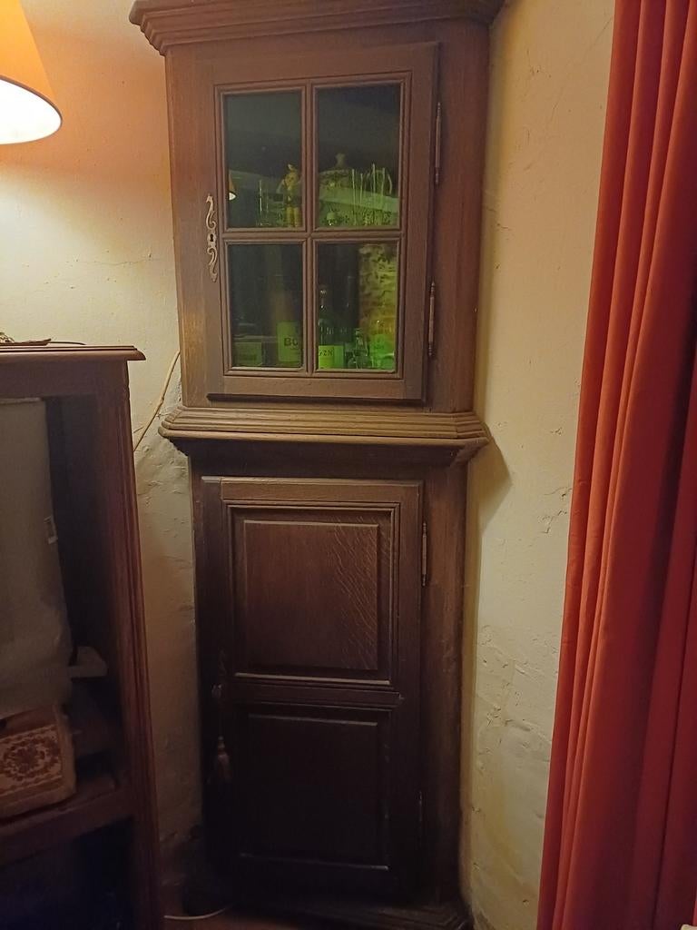Mechelen hoekkast 1.90 hoog, Antiek en Kunst, Antiek | Meubels | Kasten, Ophalen