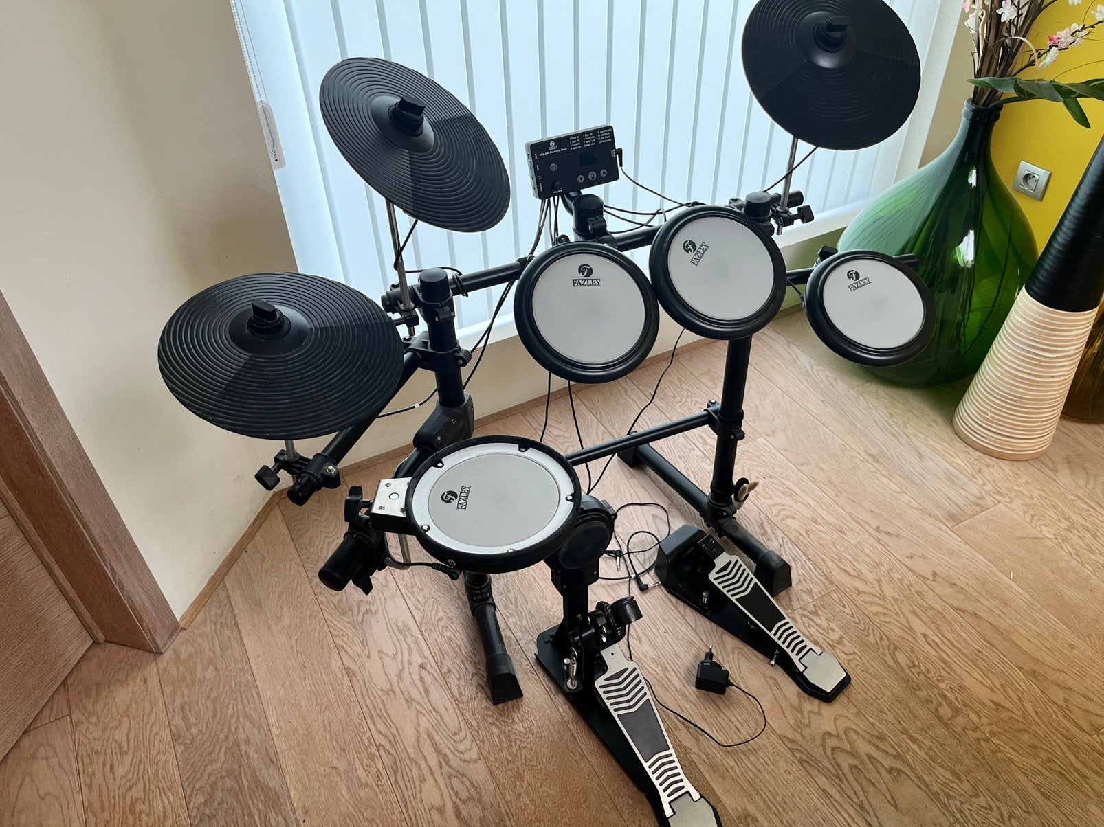 Fazley DDK-040 Elektr Drumstel – Compleet – Zeer nette staat, Muziek en Instrumenten, Drumstellen en Slagwerk, Ophalen, Zo goed als nieuw