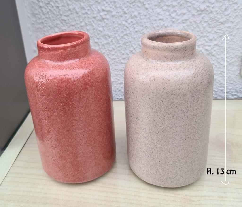 vaasjes - Bottle Ivar taupe & terra - 2 samen voor 7 EUR, Ophalen