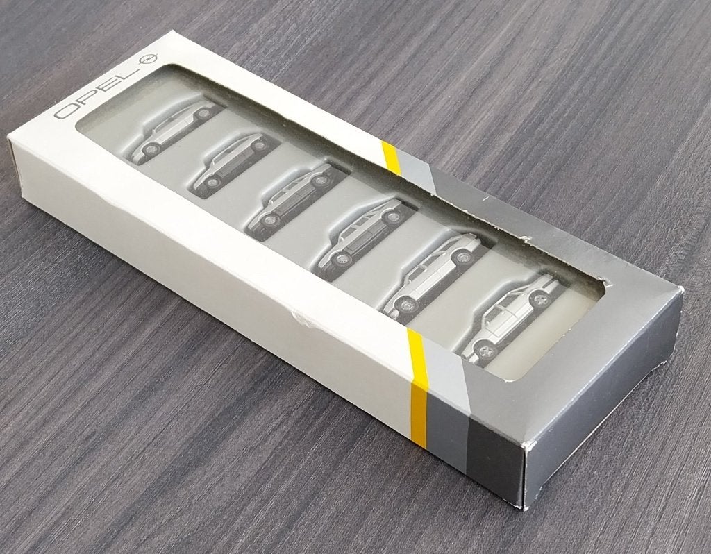 Herpa 6x Opel Geschenkdoos, Hobby & Loisirs créatifs, Voitures miniatures | 1:87, Enlèvement, Comme neuf, Voiture, Herpa