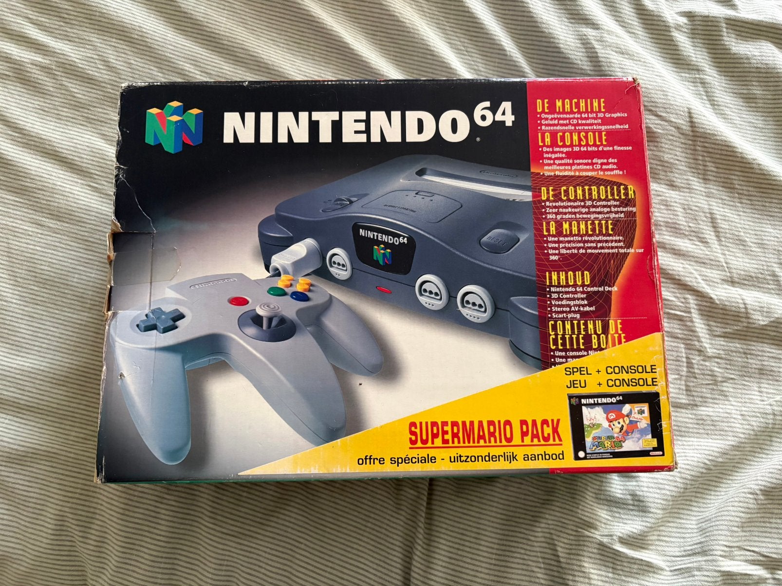 Nintendo 64 Super Mario pack, Ophalen of Verzenden, Zo goed als nieuw